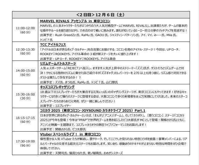 【東京コミコン2025】ジョニー・デップ氏、クリストファー・ロイド氏、浅野忠信氏、セバスチャン・スタン氏、ノーマン・リーダス氏ら豪華セレブが登壇！ステージスケジュール情報が発表 画像 10