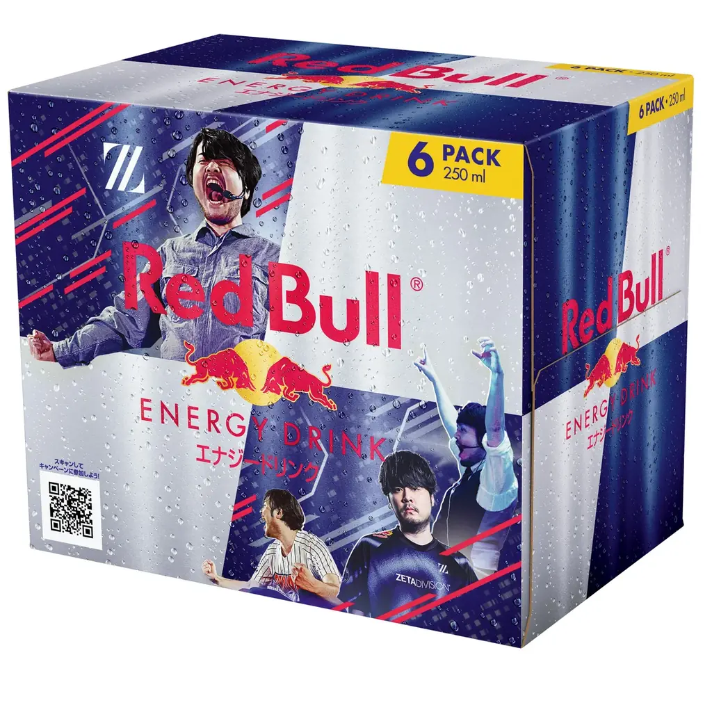 Red Bull x The k4sen Con 2025コラボキャンペーン開催！12/8（月）より The k4sen Con 開催記念のレッドブル オリジナル6缶パックを限定販売 画像 2