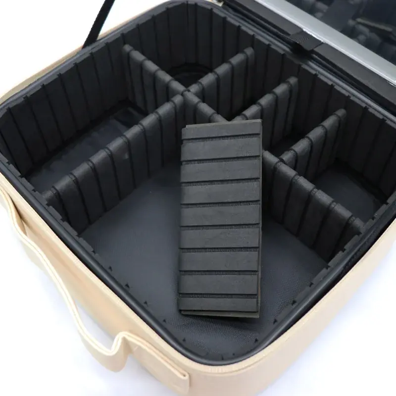 新発売!!スッキリ収納上手に。【SAFFRON】LEDミラー付きコスメボックス　HED-0932 画像 5