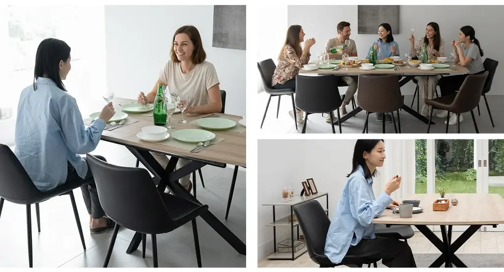 狭小都市TOKYO生まれの家具ブランドEMOORからスペースを生む新しい家具の提案。伸長式ダイニングテーブル『Expanor（エクスパノール）』が新登場！ブラックフライデー限定企画も開催中！ 画像 9