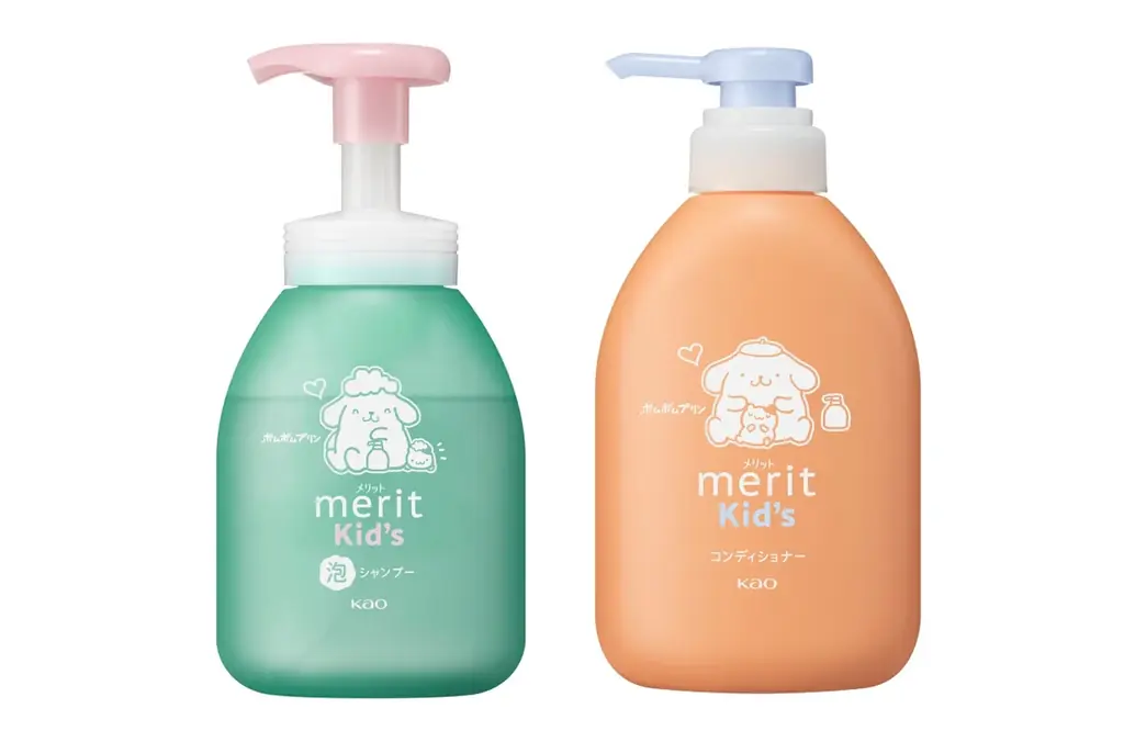 “やさしさ・安心感・清潔”を届ける“家族愛”ブランド「merit（メリット）」から、「ハローキティ」「ポチャッコ」「ポムポムプリン」のデザインボトルが初登場！　2025年11月29日、数量限定発売 画像 4