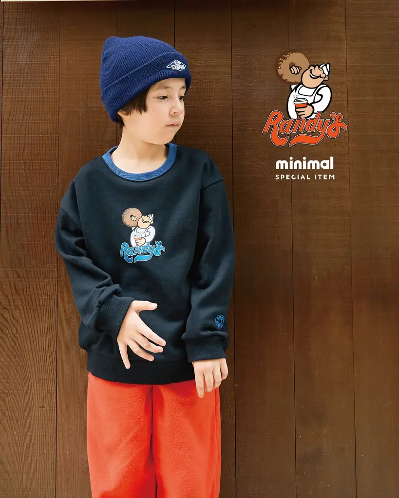 ナルミヤ・インターナショナルの「minimal/ミニマル」が子ども服ブランドで初めて、LA名物〈ランディーズドーナツ〉とのコラボアイテムを店舗・webにて発売！プレゼントキャンペーンも実施中！ 画像 10