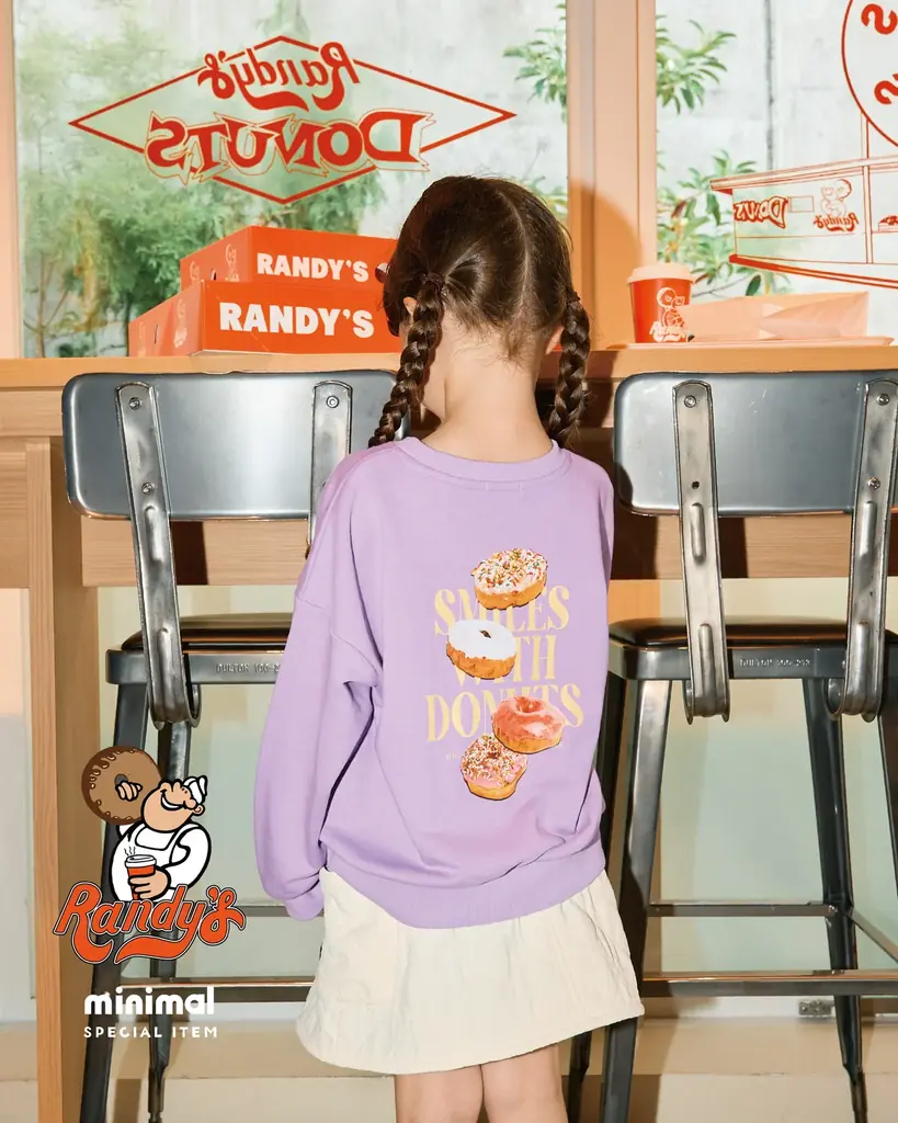 ナルミヤ・インターナショナルの「minimal/ミニマル」が子ども服ブランドで初めて、LA名物〈ランディーズドーナツ〉とのコラボアイテムを店舗・webにて発売！プレゼントキャンペーンも実施中！ 画像 5