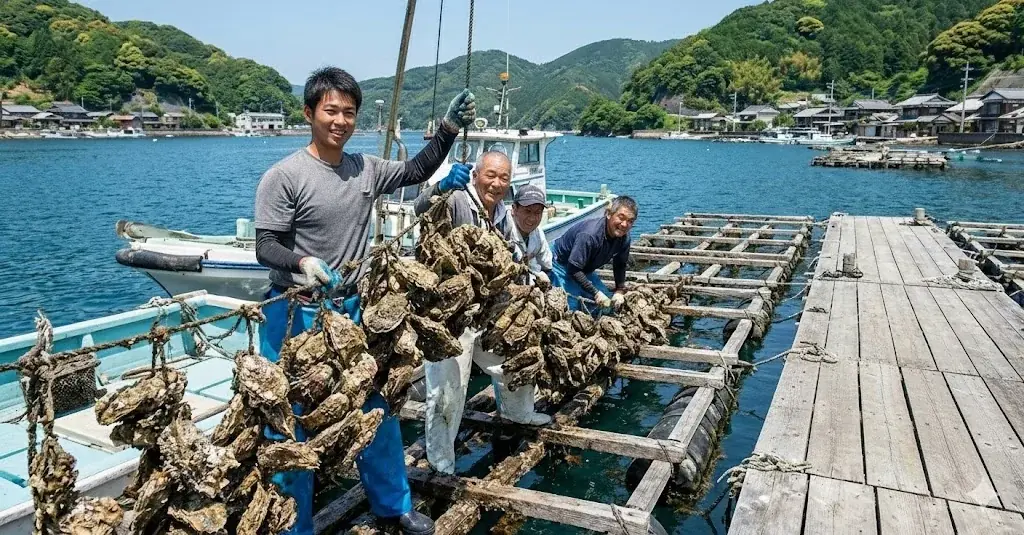 空庵が漁協と連携　蒋渕岩牡蠣の継承と体験観光を推進