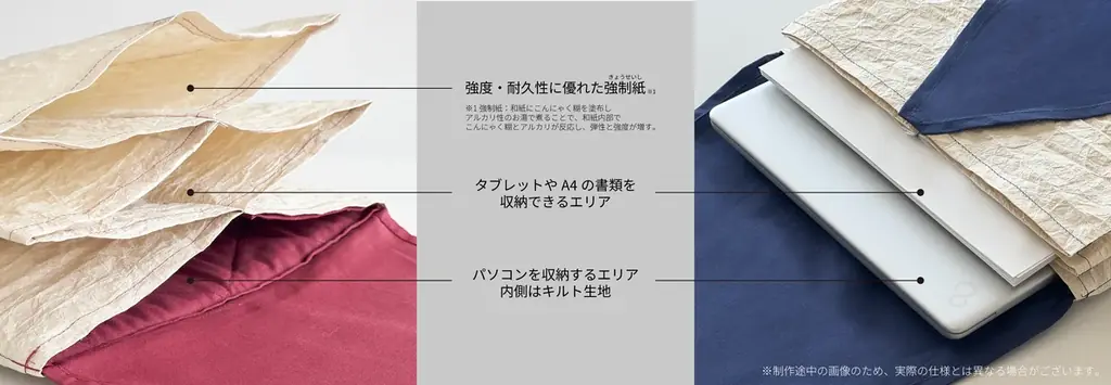 学生のがんばる時間を応援する「GOOD CAMPUS LIFE Project」Vol.2 長岡造形大学と挑む「和紙×PCケース」発表 画像 4