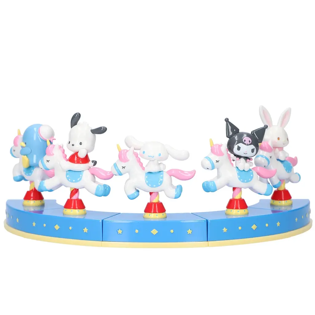 カプセルトイで人気の「Shaky! サンリオキャラクターズ メリーゴーランド」が、艶のある質感のブラインドBOXになって登場！2025年12月上旬より順次、全国のバラエティ雑貨売場にて発売！ 画像 14