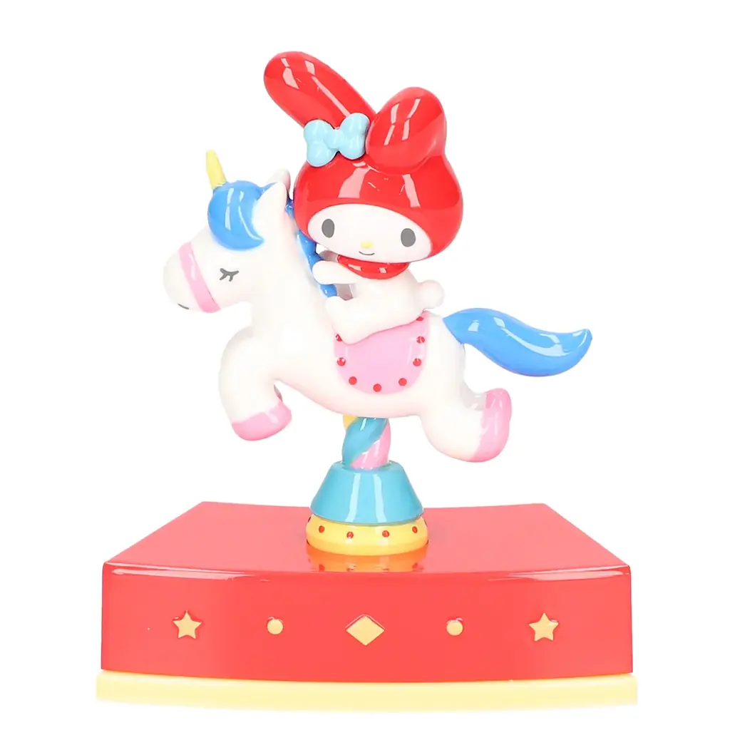 カプセルトイで人気の「Shaky! サンリオキャラクターズ メリーゴーランド」が、艶のある質感のブラインドBOXになって登場！2025年12月上旬より順次、全国のバラエティ雑貨売場にて発売！ 画像 4