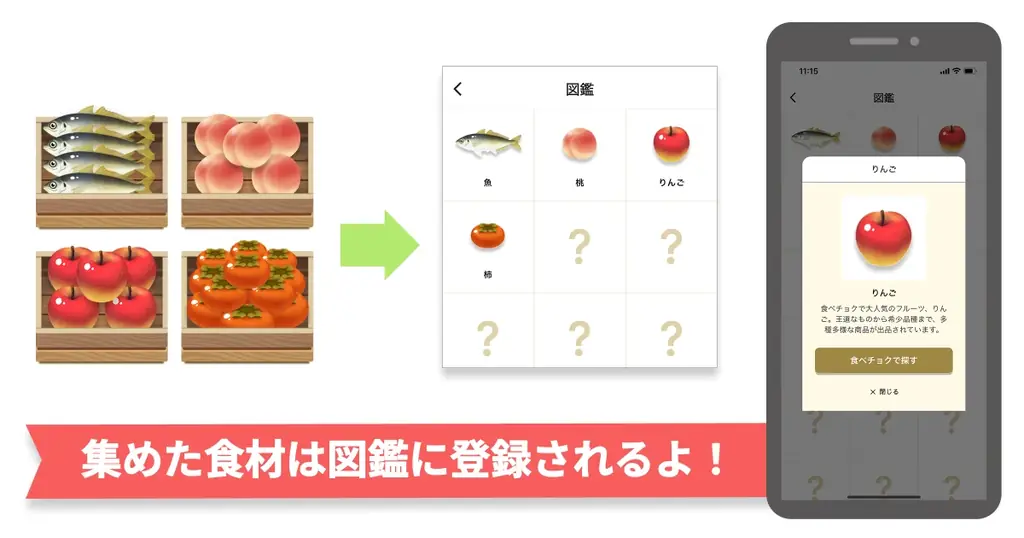 ゲームで食材を集めてクーポンGET。『食べチョク市場』が正式リリース。〜リリース記念キャンペーンで金賞受賞米「大谷米」が当たる！〜 画像 3