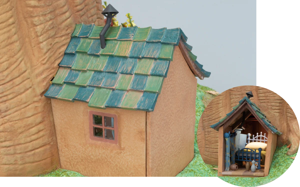 「くまのプーさん」の名場面をツリー型ドールズハウスで再現　週刊『つくって あつめる プーさんと森の仲間たち』創刊 画像 12