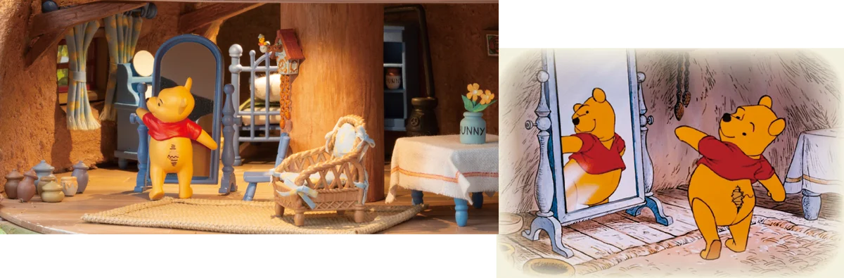 「くまのプーさん」の名場面をツリー型ドールズハウスで再現　週刊『つくって あつめる プーさんと森の仲間たち』創刊 画像 2