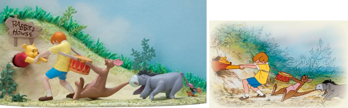 「くまのプーさん」の名場面をツリー型ドールズハウスで再現　週刊『つくって あつめる プーさんと森の仲間たち』創刊 画像 3