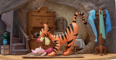 「くまのプーさん」の名場面をツリー型ドールズハウスで再現　週刊『つくって あつめる プーさんと森の仲間たち』創刊 画像 5