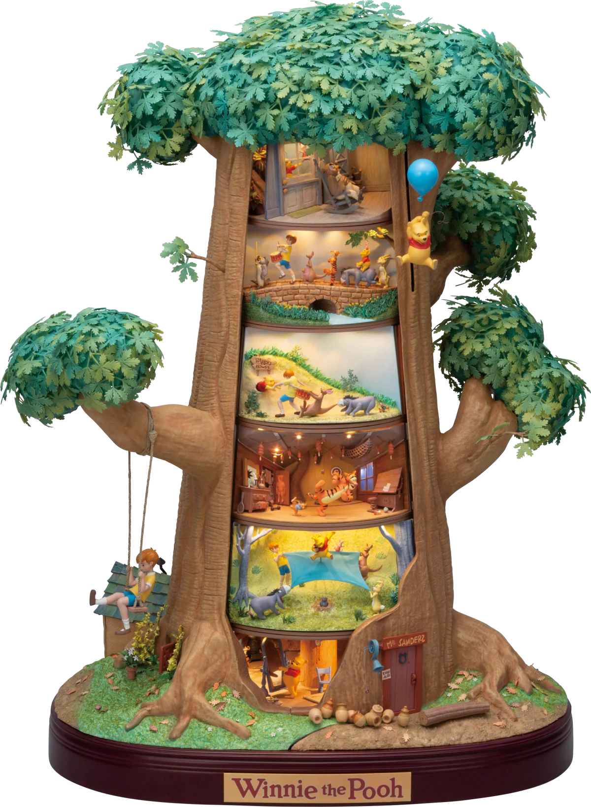 「くまのプーさん」の名場面をツリー型ドールズハウスで再現　週刊『つくって あつめる プーさんと森の仲間たち』創刊 画像 7