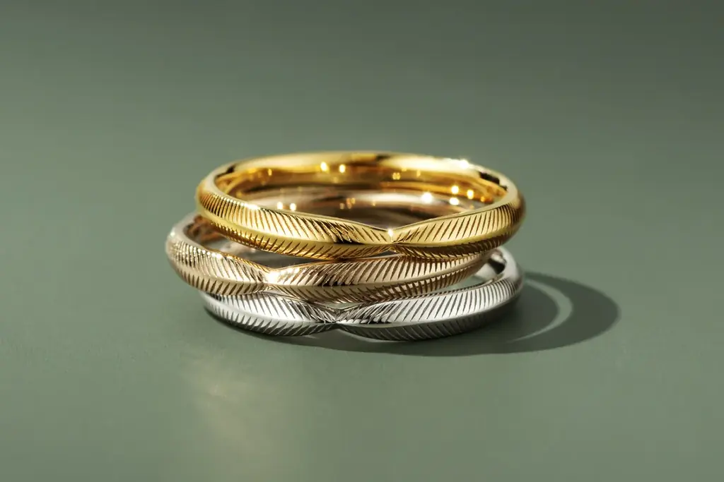 【ブリリアンスプラス】永遠の愛の象徴、月桂樹モチーフを二人の指に。結婚指輪の新作を11月25日より発売 画像 2