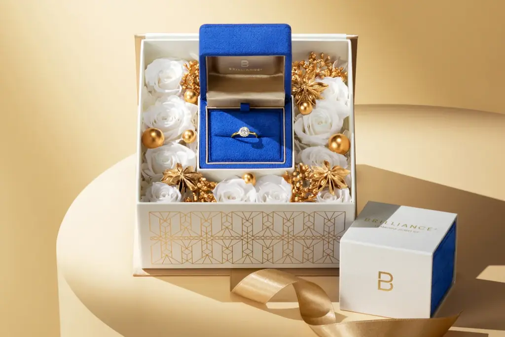 【ブリリアンスプラス】永遠の愛の象徴、月桂樹モチーフを二人の指に。結婚指輪の新作を11月25日より発売 画像 7