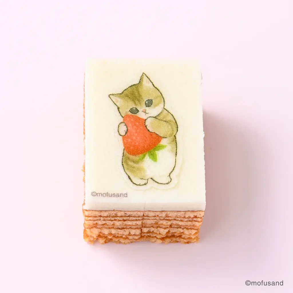 あの「mofusand」がスイーツに！　もふもふにゃんこの“かたにゃきバウム”新発売 画像 4
