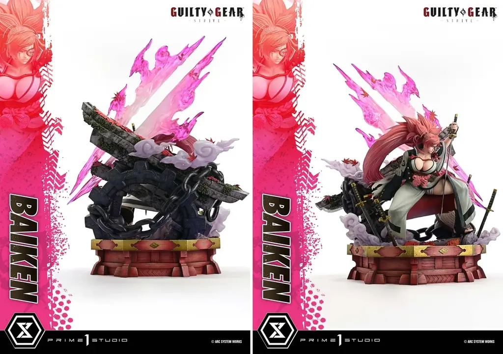『GUILTY GEAR -STRIVE-』の「梅喧」が、1/4スケールの精巧なスタチューに 画像 10