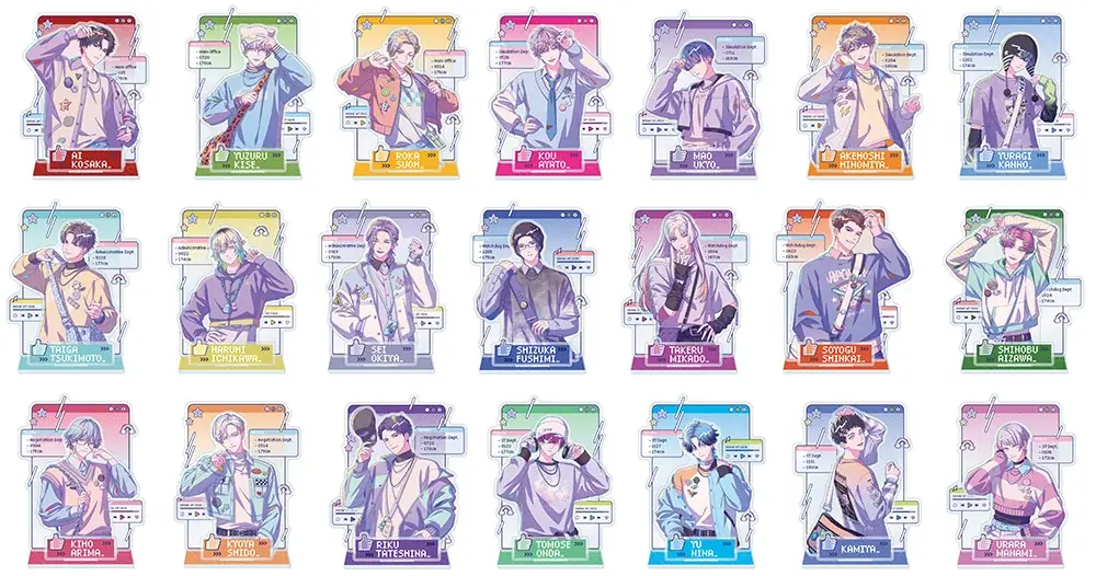 スマートフォン向けゲームアプリ『ブレイクマイケース』から、Aporiaスタッフ21名の描き下ろしイラスト使用商品が12月27日発売！　アニメイトではフェアやオンリーショップ、グラッテコラボなどを開催！ 画像 2