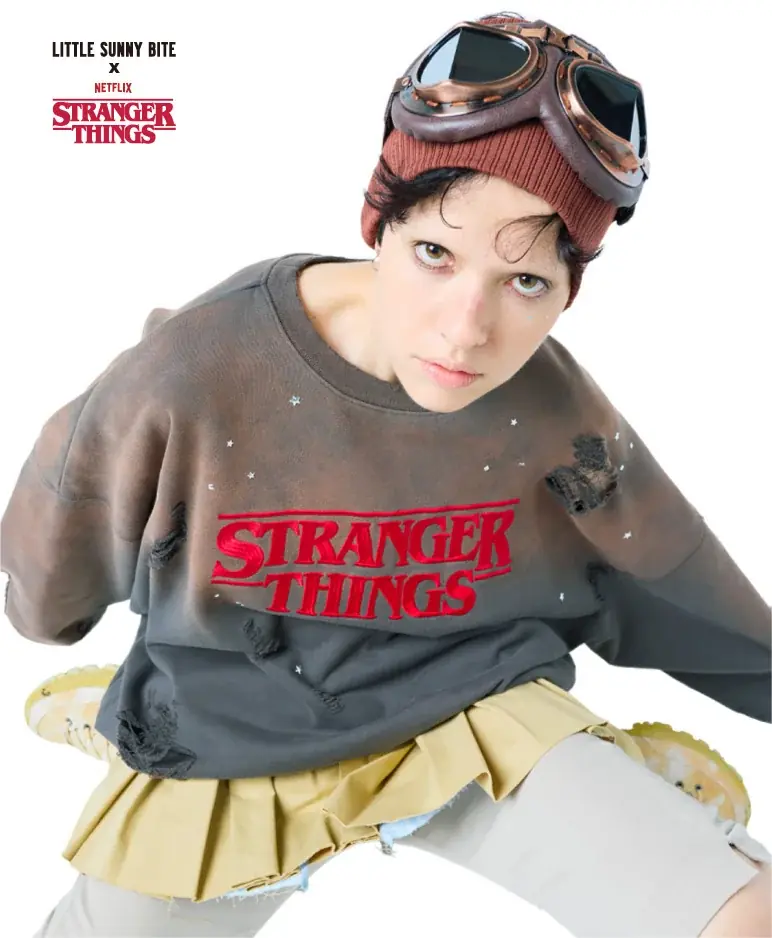 「LITTLE SUNNY BITE 」が ストレンジャー・シングスと２回目のコラボレーションコレクションを最終章に合わせて発売。 画像 2