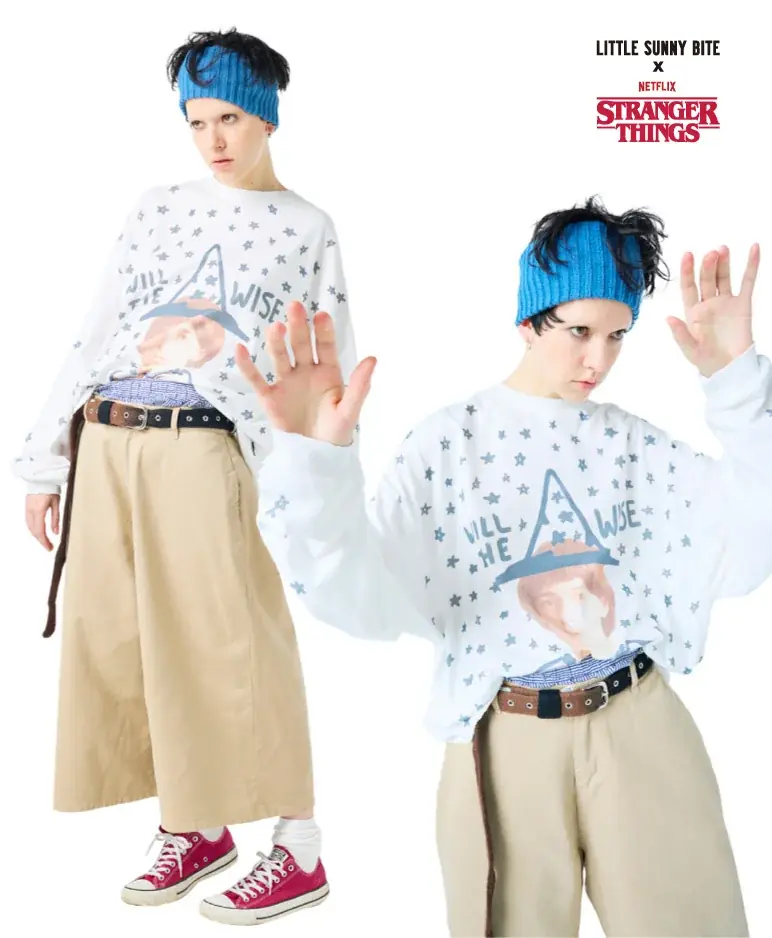 「LITTLE SUNNY BITE 」が ストレンジャー・シングスと２回目のコラボレーションコレクションを最終章に合わせて発売。 画像 5