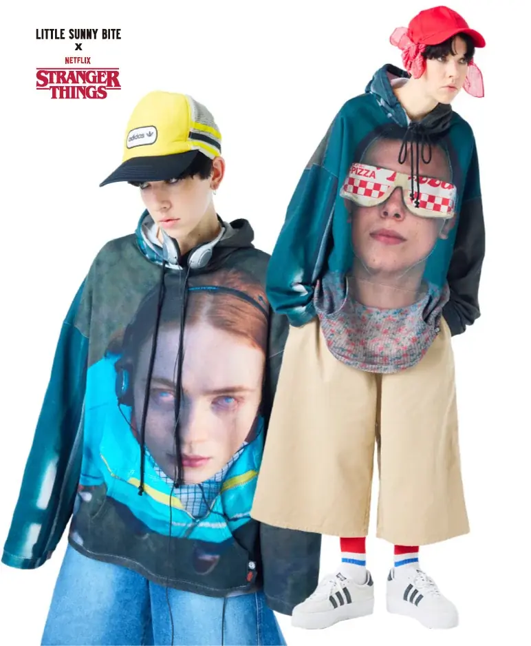「LITTLE SUNNY BITE 」が ストレンジャー・シングスと２回目のコラボレーションコレクションを最終章に合わせて発売。 画像 8