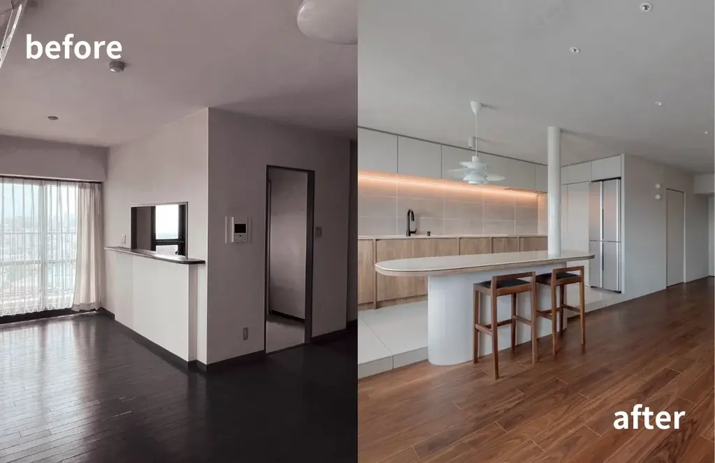 【2日間限定開催】生活感を隠して整える、海外風ミニマル空間。曲線と光が魅せるリノベ見学会｜名古屋市昭和区 画像 2