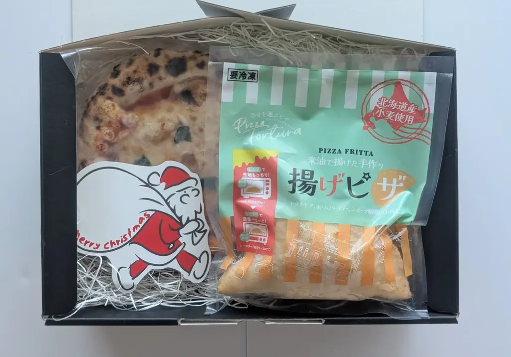 大阪・都島発、冷凍「ご褒美ピザBOX」でおうち贅沢クリスマスに。“揚げピザ”と“石窯ピザ”の食べ比べができる食体験型クリスマス限定セットを発売。 画像 4