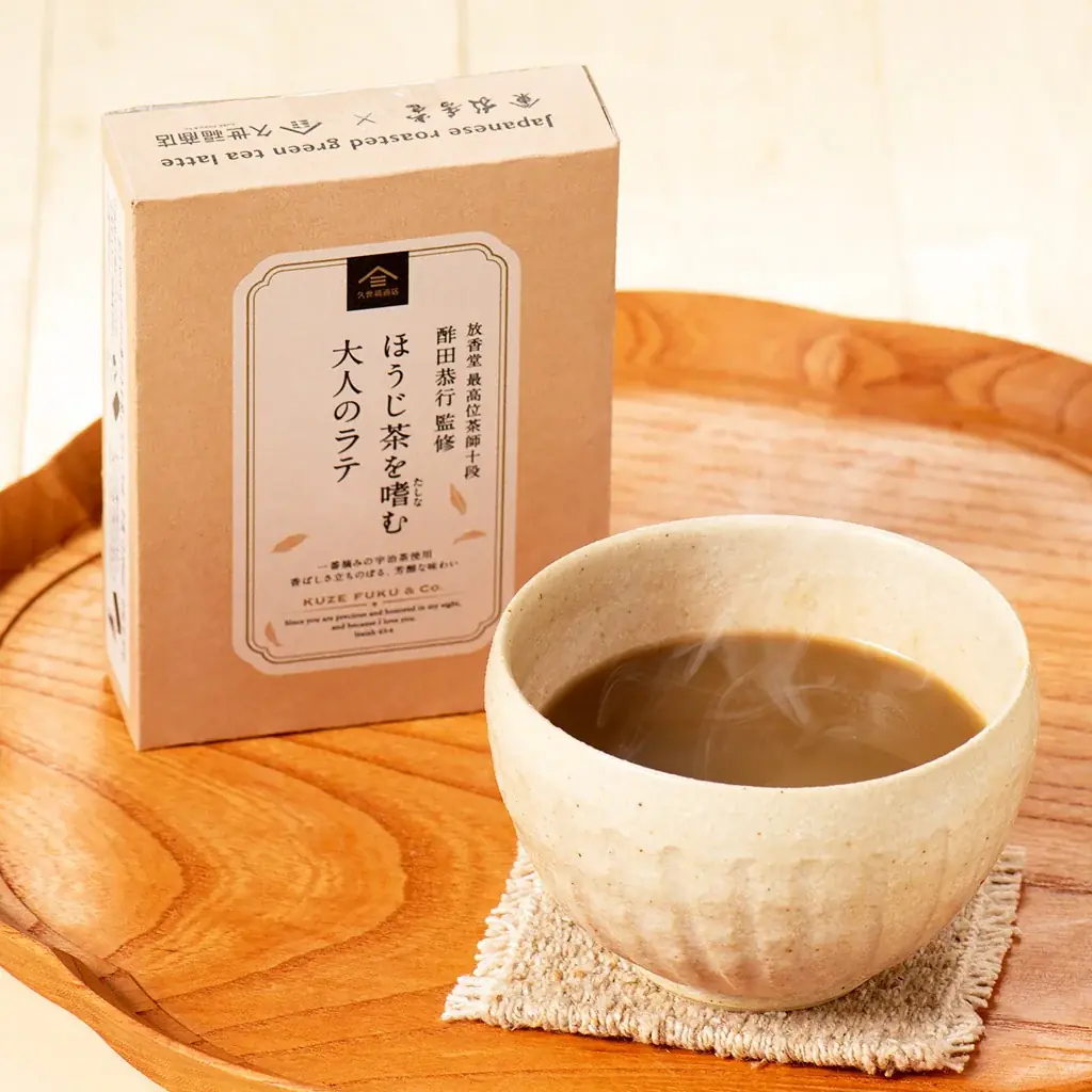 【久世福商店×茶師十段】「抹茶/ほうじ茶を嗜む大人のラテ」新発売 画像 4