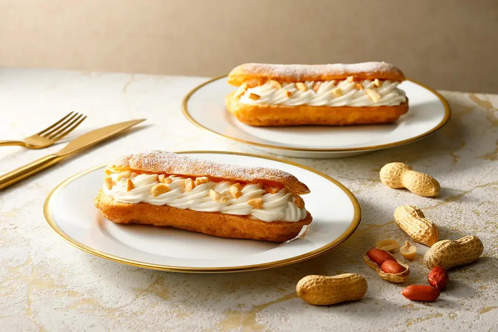 【阪急うめだ限定】八街産ピーナッツの豊かな甘みと香り！ピーナッツスイーツ専門店「Doré（ドレ）」より、期間限定で「ドレ・ピーナッツエクレア」を発売 画像 1