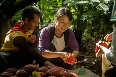 無印良品で季節限定新発売！2025年12月3日より、京都チョコレート専門店「dari K」のライム発酵カカオを使用した爽やかな柑橘の香りが広がるチョコレート。 画像 9