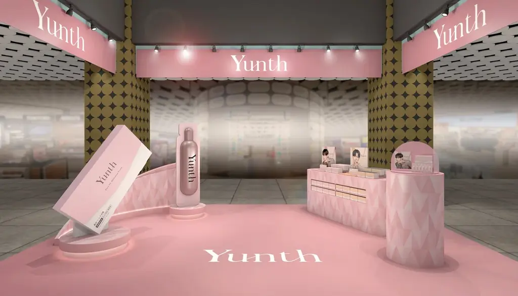 @cosme TOKYOにBTS・Vさんの巨大ビジュアルが登場！「Yunth」ポップアップストアを12月10日から期間限定で開催 画像 2
