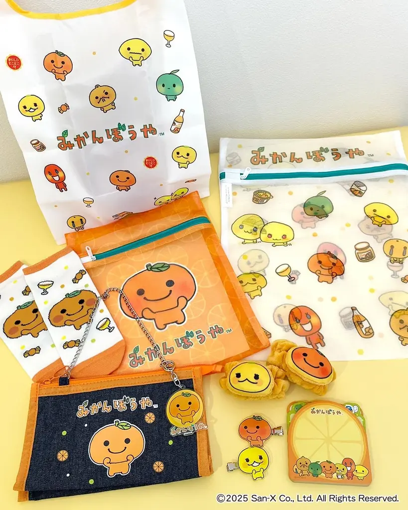 2000年代初期デビューのサンエックスのキャラクター「みかんぼうや」「あまぐりちゃん」の限定アイテムがサンキューマートに初登場！全品390円（税込429円）で12月中旬より発売開始 画像 2