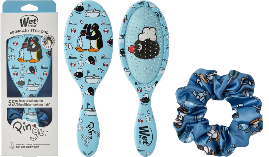 ピングー45周年記念！WetBrush®︎とピングーが夢のコラボ！数量限定デザイン＆オリジナルグッズ付きセットが新登場 画像 7