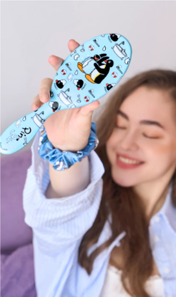 ピングー45周年記念！WetBrush®︎とピングーが夢のコラボ！数量限定デザイン＆オリジナルグッズ付きセットが新登場 画像 9