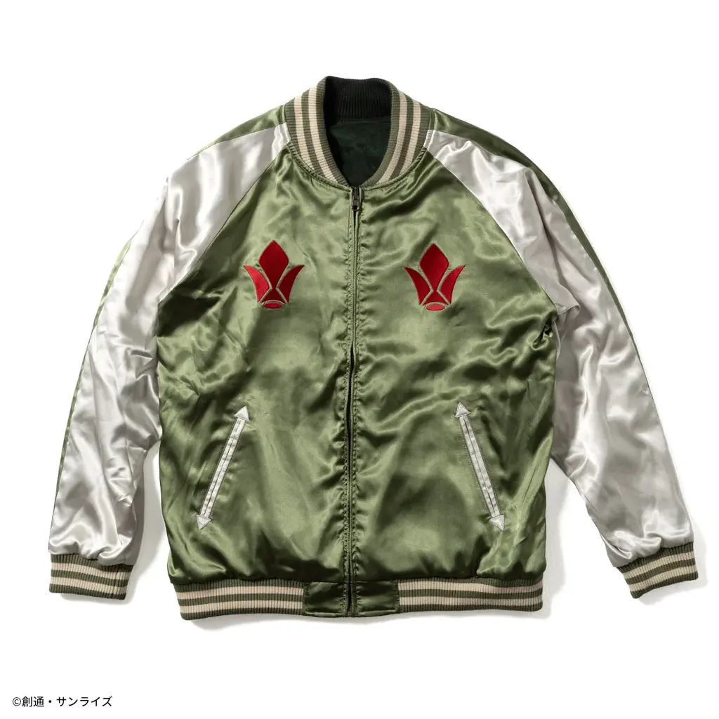 『機動戦士ガンダム 鉄血のオルフェンズ』から裏面に別珍素材を使用した大胆な刺繍デザインが際立つリバーシブル仕様のスカジャンが登場！ 画像 2