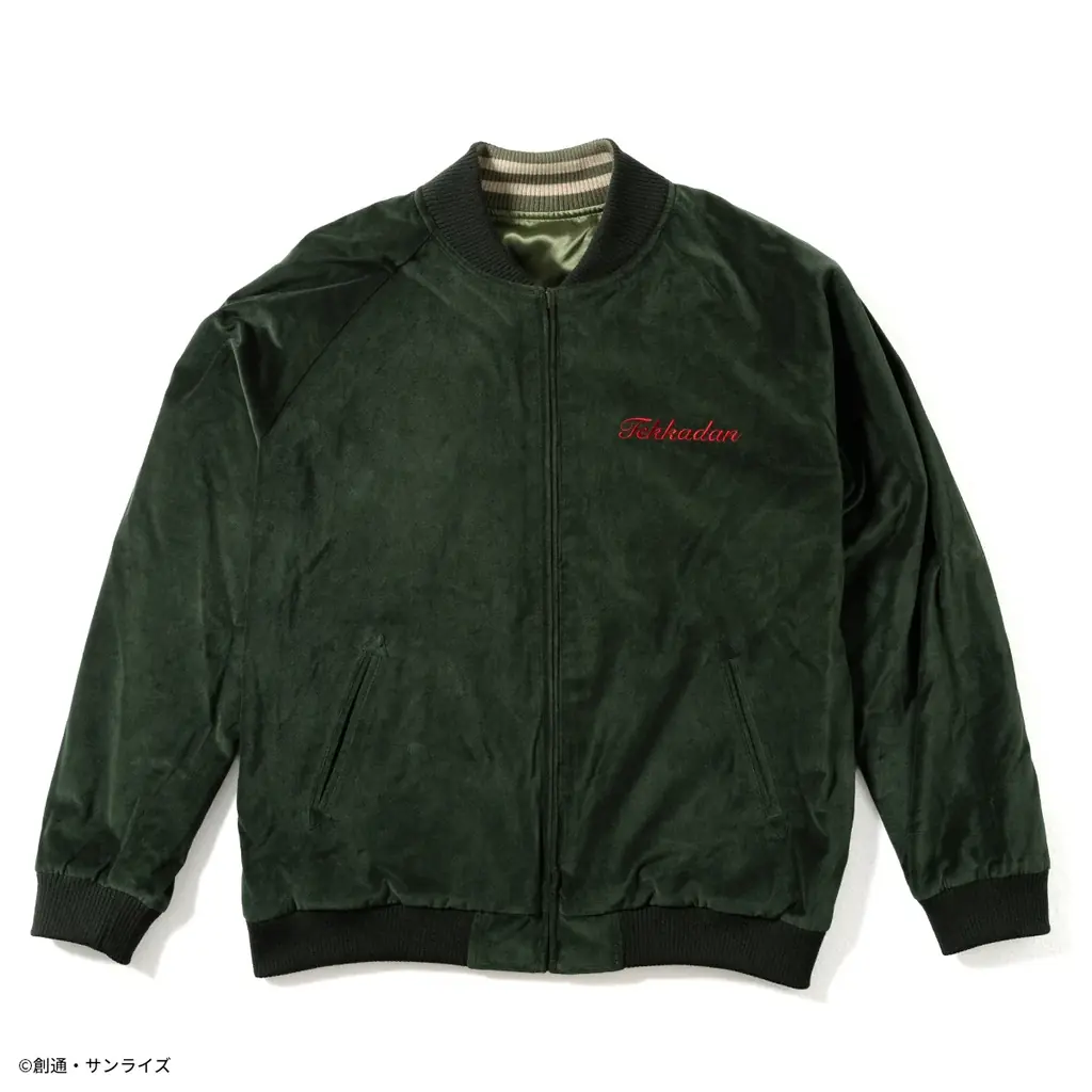 『機動戦士ガンダム 鉄血のオルフェンズ』から裏面に別珍素材を使用した大胆な刺繍デザインが際立つリバーシブル仕様のスカジャンが登場！ 画像 5