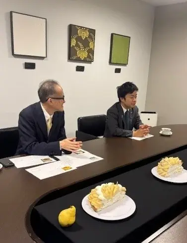 【カフェコムサ】新潟県 三条市 渡辺果樹園産 洋梨「ル レクチエ」のケーキを展開 画像 1