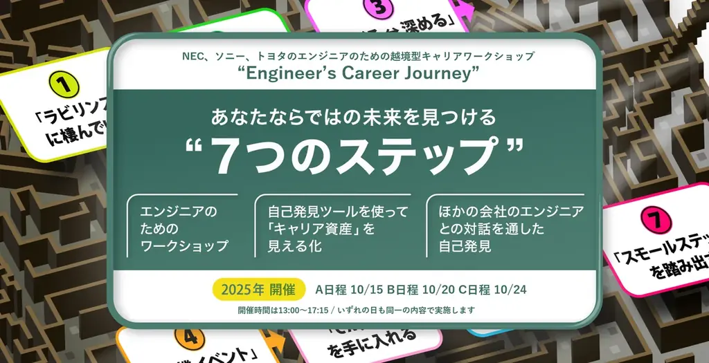 NEC、ソニー、トヨタの30代エンジニアが、キャリアを語り、未来を創造する越境ワークショップを開催 画像 1
