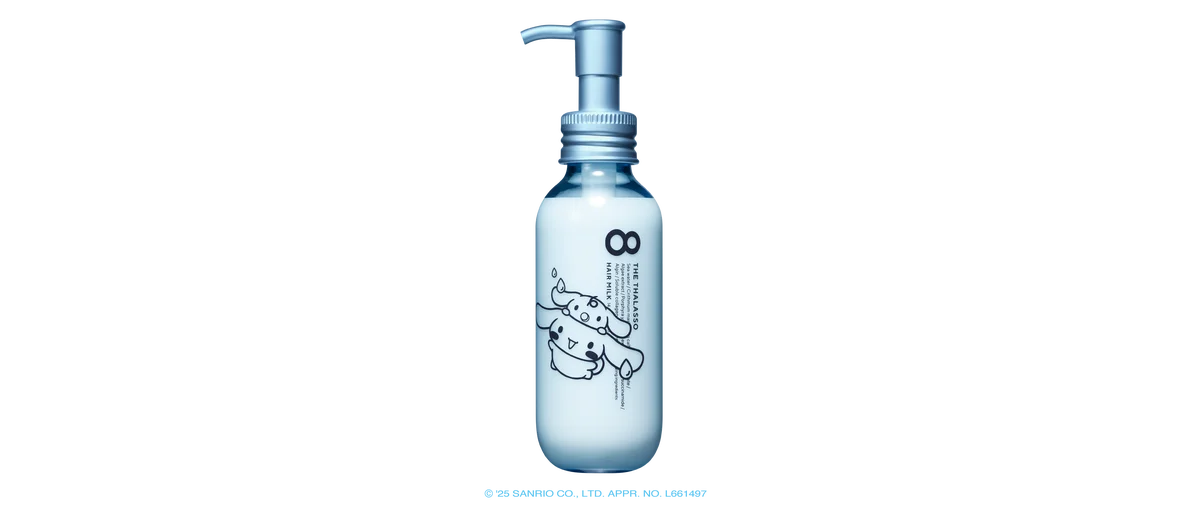 「エイトザタラソ」と「シナモロール」が初コラボ！髪を潤すエイトザタラソの人気アイテムが、シナモロールのスペシャルデザインで数量限定登場！ 画像 3