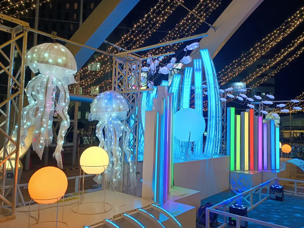 17万球の輝き　愛知・豊橋駅東口などで「とよはしキラキラ☆イルミネーション２０２５」 画像 3