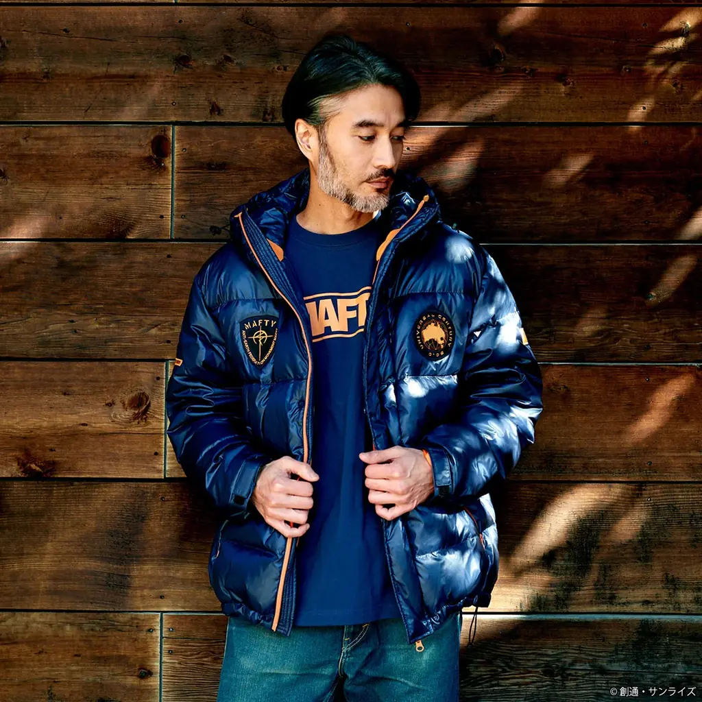 『機動戦士Zガンダム』『機動戦士ガンダム 逆襲のシャア』『機動戦士ガンダム 閃光のハサウェイ キルケーの魔女』より寝具メーカー“nishikawa”のアップサイクルダウン使用のダウンジャケットが登場！ 画像 10