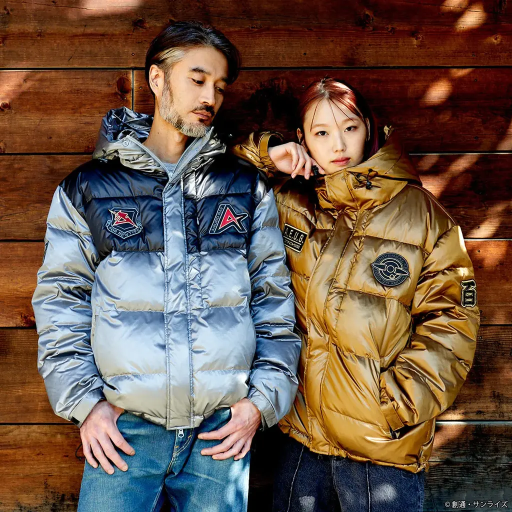 『機動戦士Zガンダム』『機動戦士ガンダム 逆襲のシャア』『機動戦士ガンダム 閃光のハサウェイ キルケーの魔女』より寝具メーカー“nishikawa”のアップサイクルダウン使用のダウンジャケットが登場！ 画像 7