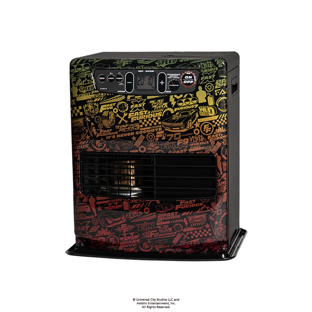 トヨトミから「FAST&FURIOUS」(ワイルド・スピード)特別仕様の石油ファンヒーターが12/5(金)より新登場！ 画像 10