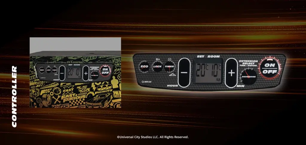 トヨトミから「FAST&FURIOUS」(ワイルド・スピード)特別仕様の石油ファンヒーターが12/5(金)より新登場！ 画像 5