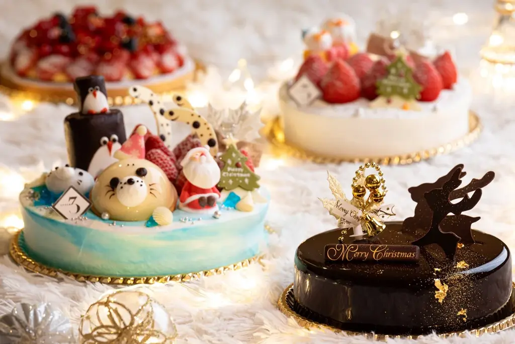 クリスマスケーキ受け渡し