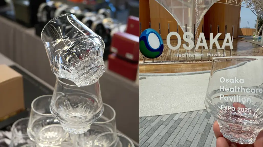 大阪・関西万博『大阪ヘルスケアパビリオン』記念品に採用。割れないシリコーングラス〈KINJO JAPAN〉 画像 2