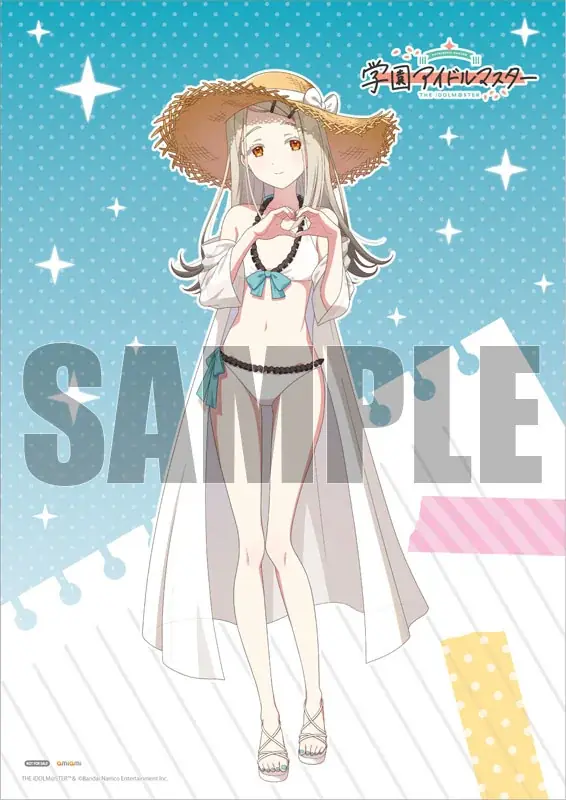 『学園アイドルマスター』より「篠澤 広」を、描き下ろしの水着衣装でフィギュア化。あみあみ限定特典付きでご案内中。 画像 3