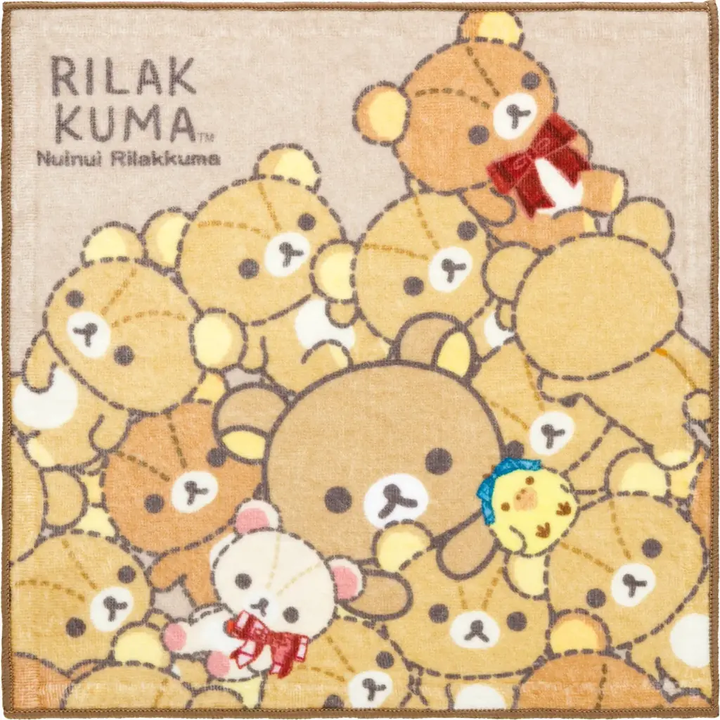 チェックとリボンを基調とした上品であたたかなデザイン じぶんにそっくりなぬいぐるみに埋もれたリラックマがかわいい「ぬいぬいリラックマ」デザイングッズがロフトとサンエックスネットショップ限定で発売！ 画像 12