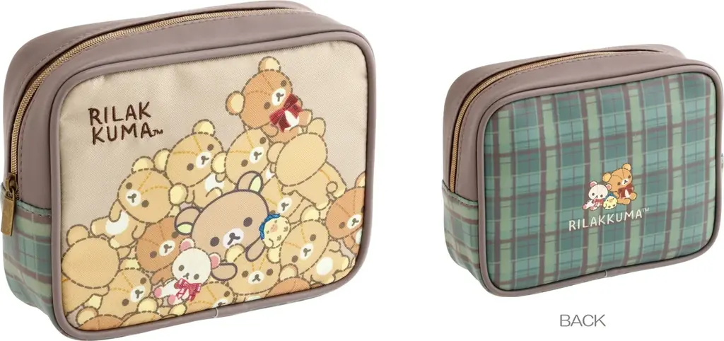 チェックとリボンを基調とした上品であたたかなデザイン じぶんにそっくりなぬいぐるみに埋もれたリラックマがかわいい「ぬいぬいリラックマ」デザイングッズがロフトとサンエックスネットショップ限定で発売！ 画像 9