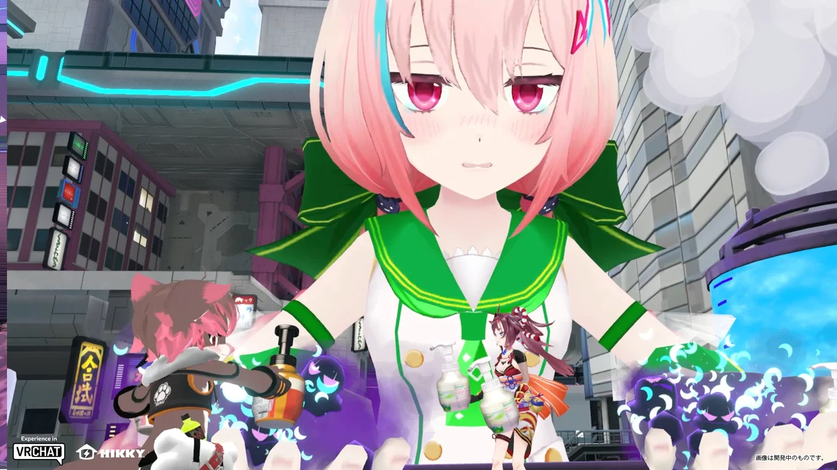 巨大娘の手をビオレで洗おう!!花王がまた“はっちゃけ”コンテンツを、世界最大級のメタバースイベントにて展開！ 画像 2